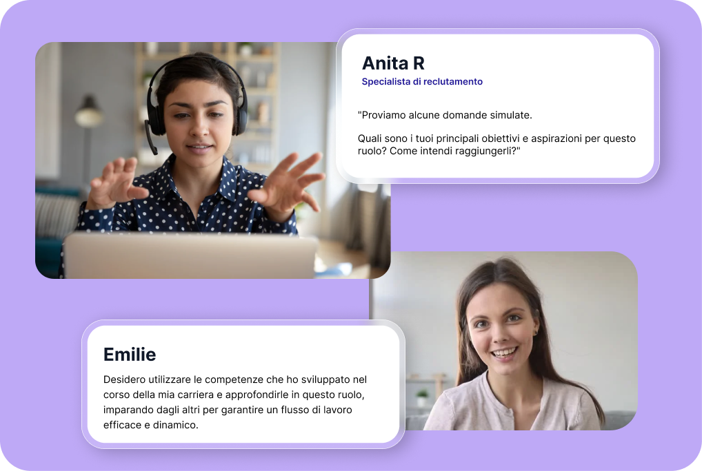 Ottieni aiuto esperto dai reclutatori ad ogni passo