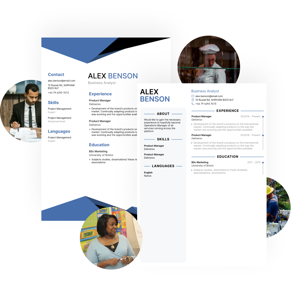 A CV tailored to the targeted company