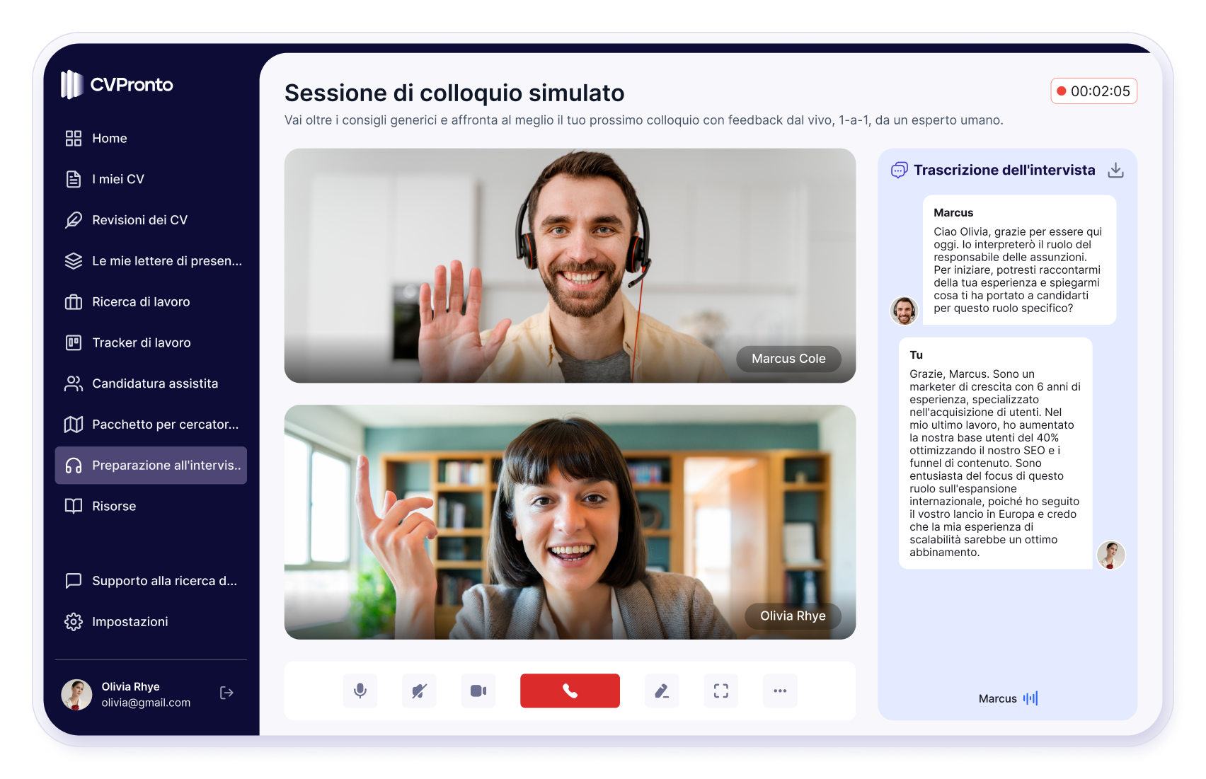 Prenota una <span class="hero-title-span">simulazione di colloquio</span> con un reclutatore